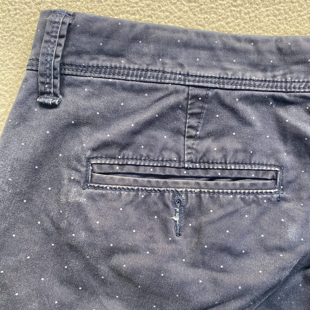PRINCE & FOX Blue Slim Classic Chino Shorts Zip Fly Pockets Mens Size 31 - Picture 10 of 16